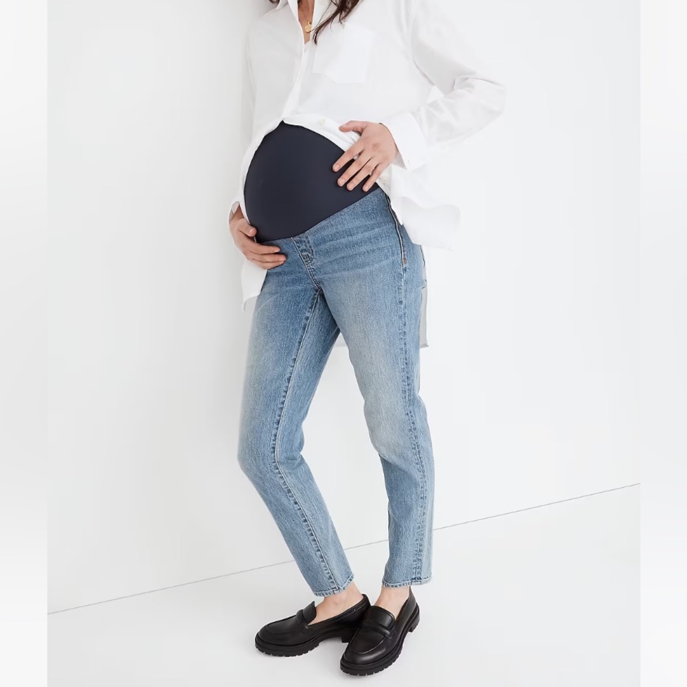 Madewell The Maternity Perfect Vintage Jean in Heathcote Wash sz 31 NWT